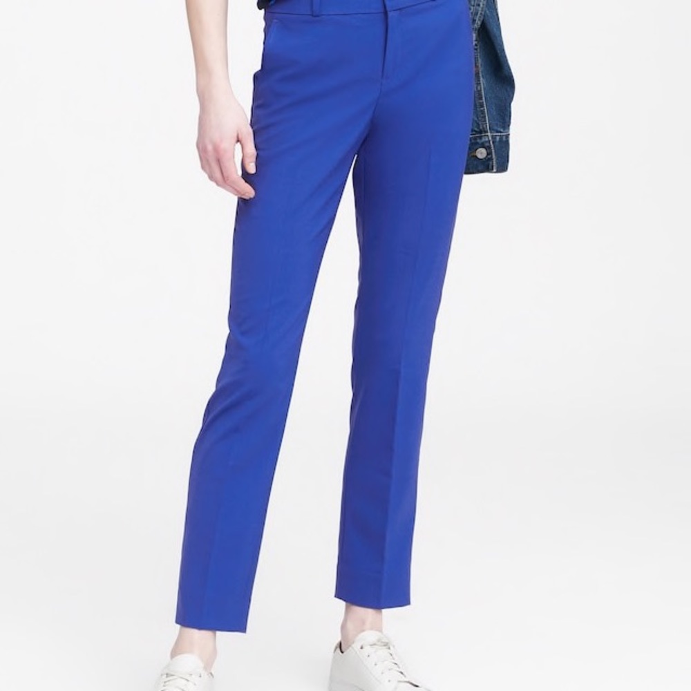 Blue Ann Taylor straight leg slacks!